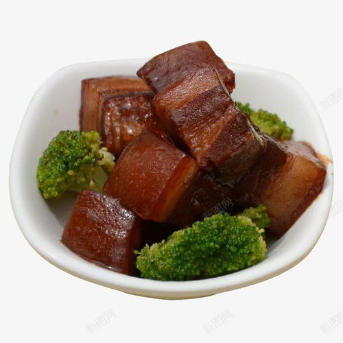 創意電商頁面中的視覺盛宴 《西蘭花紅燒肉》素材設計賞析